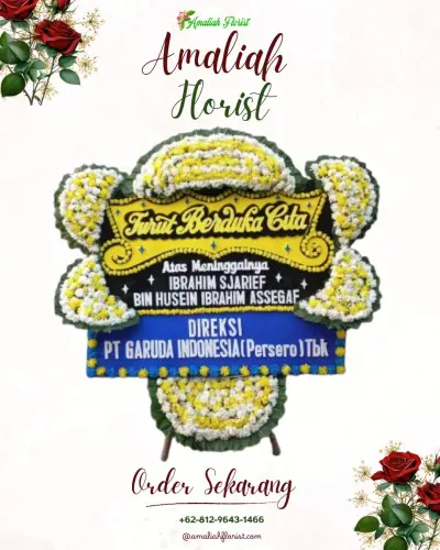 Papan Bunga Duka di Badak Bejuang